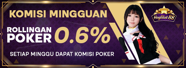 Bonus Komisi Mingguan Poker 0.6%